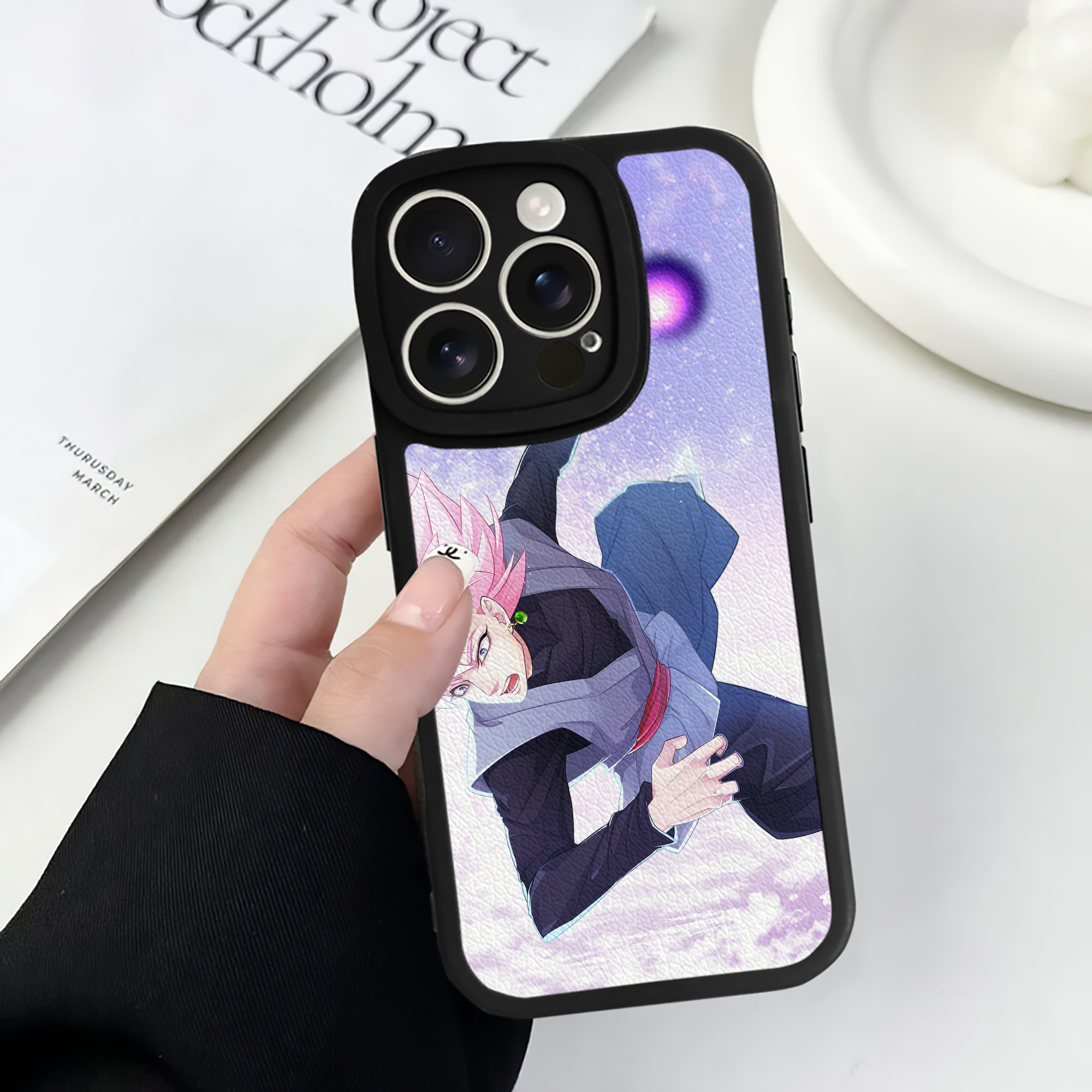 （画像用） ドラゴンボール DRAGON BALL 【iPhone 16シリーズ対応】シリコンスマホケース（レザー調） 材質：シリコン